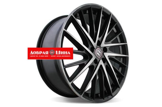 Harp 8,5x20/5x112 ET35 D66,6 Y-697 Satin black with machined face and tinted clear